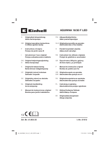 Mode d’emploi Einhell AQUINNA 18/30 F LED Pompe de jardin