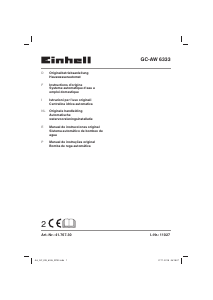 Manual de uso Einhell GC-AW 6333 Bomba de jardín