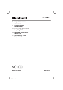Instrukcja Einhell GC-GP 1045 Pompa ogrodowa