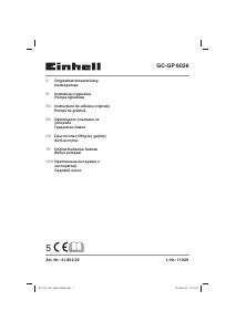 Bedienungsanleitung Einhell GC-GP 6036 Gartenpumpe