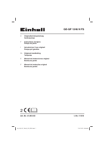 Manual de uso Einhell GE-GP 1246 N FS Bomba de jardín