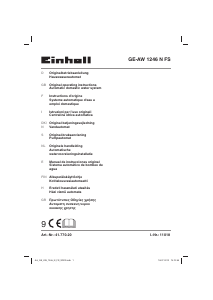 Manuale Einhell GE-AW 1246 N FS Pompa da giardino