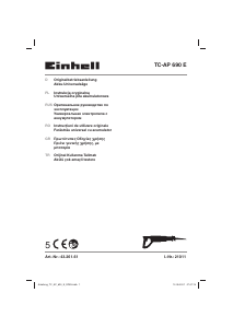 Εγχειρίδιο Einhell TC-AP 690 E Παλινδρομικό πριόνι