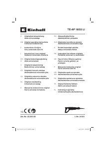 Mode d’emploi Einhell TE-AP 18/22 Li Scie sabre