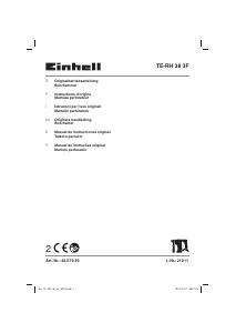 Manual de uso Einhell TE-RH 38 3F Martillo perforador