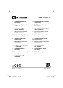 Manual Einhell TE-RH 32-1600 4F Ciocan rotopercutor