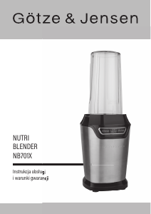 Instrukcja Götze & Jensen NB701X Blender