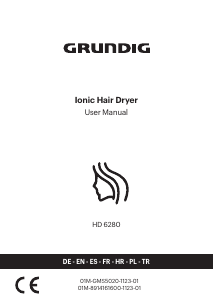 Manual Grundig HD 6280 Hair Dryer