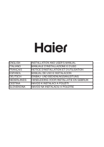 Manuale Haier HATS9DS6BPLWI Cappa da cucina