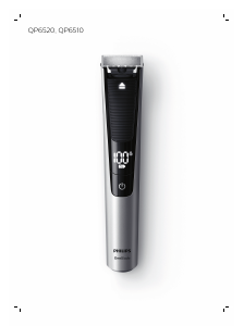 Handleiding Philips QP6510 OneBlade Pro Scheerapparaat