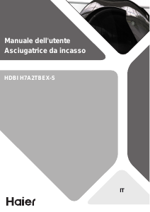 Mode d’emploi Haier HDBI H7A2TBEX-S Sèche-linge
