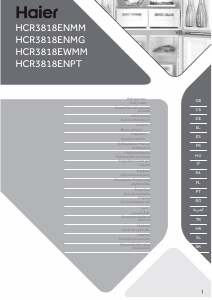 Manual Haier HCR3818EWMM(UK) Fridge-Freezer