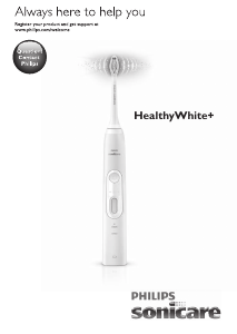 Bruksanvisning Philips HX8911 Sonicare HealthyWhite+ Elektrisk tannbørste