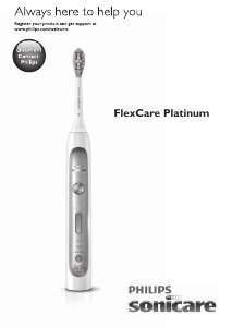 Manual Philips HX9111 Sonicare FlexCare Platinum Electric Toothbrush