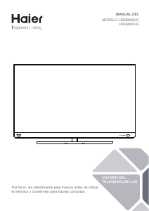 Manual de uso Haier H65S800UG Televisor de LED
