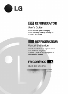Manual LG GR-L247EQX Fridge-Freezer