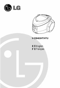 Manual LG V-CB463HTU Vacuum Cleaner