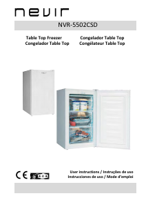 Manual Nevir NVR-5502CSD Freezer
