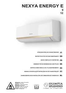 Manual Olimpia Splendid Nexya Energy E 12 Air Conditioner
