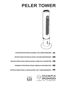 Manual Olimpia Splendid Peler Tower Fan