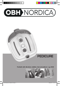 Manual OBH Nordica 6048 Pedicure Foot Bath