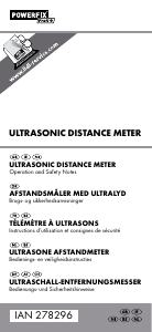 Bedienungsanleitung Powerfix IAN 278296 Laser-entfernungsmesser