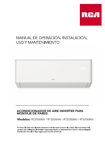 Manual de uso RCA RT5250INV Aire acondicionado