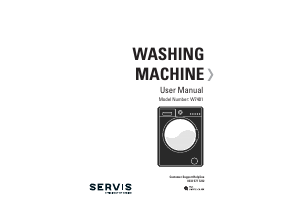 Manual Servis W7401 Washing Machine