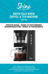 Manual Shine Kitchen Co SCB-100-A Coffee Machine