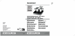 Manuale SilverCrest IAN 425078 Piano cottura