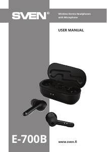 Manual Sven E-700B Headphone