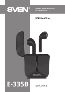 Manual Sven E-335B Headphone