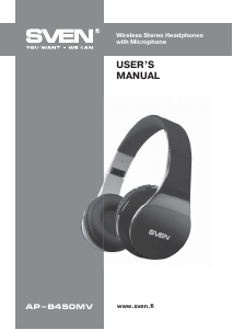 Manual Sven AP-B450MV Headphone
