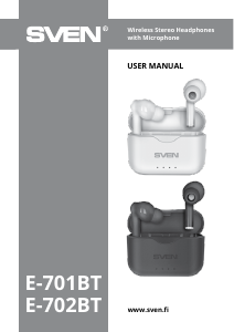 Manual Sven E-702BT Headphone