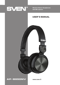 Manual Sven AP-B650MV Headphone