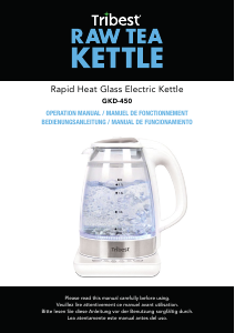 Manual Tribest GKD-450-B Kettle