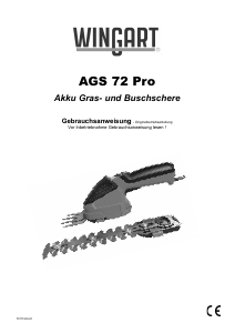 Bedienungsanleitung Wingart AGS 72 Pro Heckenschere