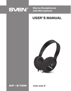 Manual Sven AP-310M Headphone