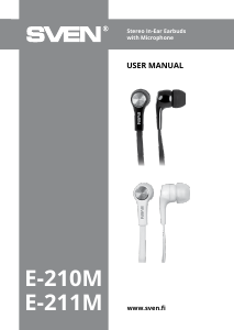 Manual Sven E-211M Headphone