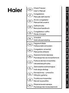 Manual Haier HCE519EK Congelator