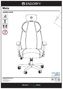 Használati útmutató Endorfy EY8A006 Meta Irodai szék