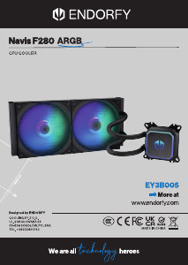 Brugsanvisning Endorfy EY3B005 Navis F280 ARGB CPU køler