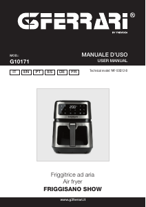 Manual de uso G3 Ferrari G10171 Friggisano Show Freidora