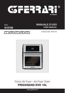 Manual G3 Ferrari G10182 Friggisano EVO 15L Deep Fryer