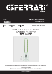 Manuale G3 Ferrari G60032 Heat Master Termoventilatore