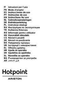 Návod Hotpoint HAH 65 F LB X/1 Digestor