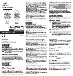 Bedienungsanleitung Krontaler SW 1511-02 Sportuhr