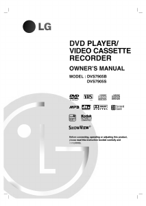 Handleiding LG DVS7905B DVD-Video combinatie