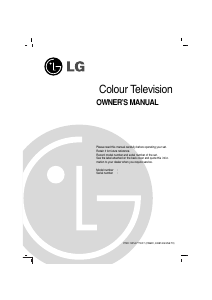 Manual LG 29FG1RL Television