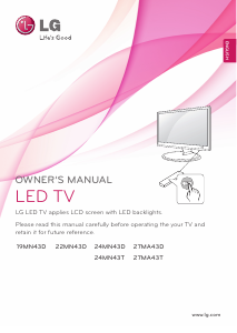 Handleiding LG 27MA43T LED televisie